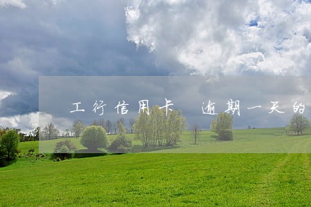 工行信用卡 逾期一天的利息 工行信用卡 逾期一天的利息